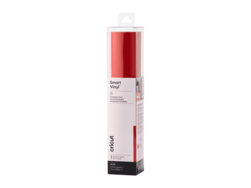 cricut 2008661 smart vinyl permanent 33 x 360cm, 1 sheet, red