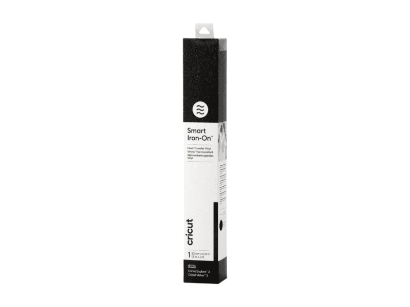 2008672 cricut smart iron on 33x91cm 1 sheet (glitter black)