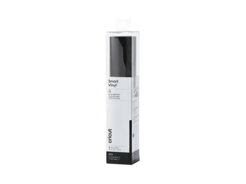 2009051 cricut smart vinyl removable 33x366cm 1 sheet (black)