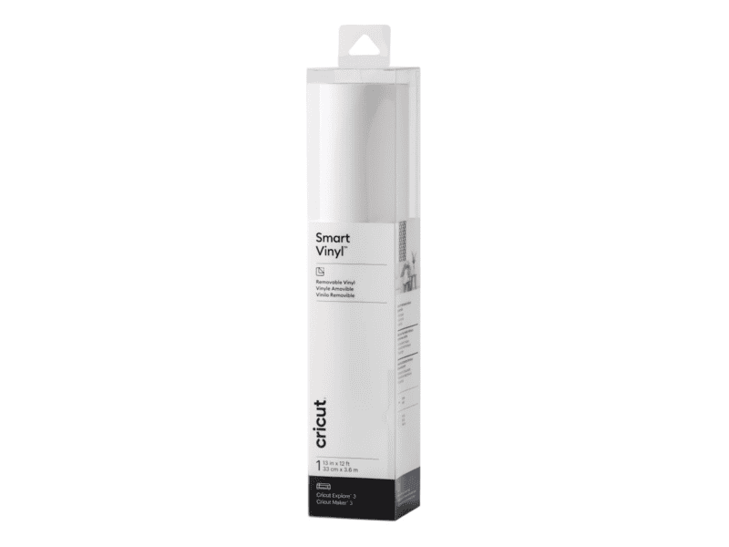 2009052 cricut smart vinyl removable 33x366cm 1 sheet (white)