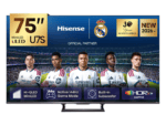 hisense ledn75u7s 75' inch tv | hi qled miniled | 144hz game mode | 240hsr | built in subwoofer