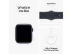 apple watch se 3 gps 40mm midnight aluminium case with navy blue sport band m/l, model a3324