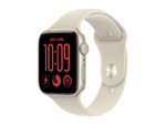 apple watch se 3 gps 40mm starlight aluminium case with sand sport band m/l, model a3324