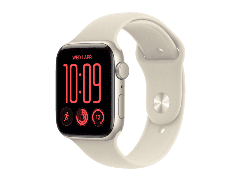 apple watch se 3 gps 40mm starlight aluminium case with sand sport band m/l, model a3324 apple watch se 3 gps 40mm starlight aluminium case with sand sport band m/l, model a3324