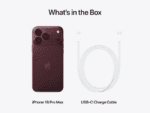 iphone 18 pro max 512gb burgundy, model a3717