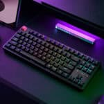keychron c3 pro 8k qmk rgb wired mechanical keyboard (80% layout, red super switch hot swappable)