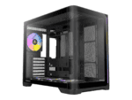 antec c5 curved argb atx | micro atx | itx argb dual chamber mid tower gaming chassis black