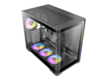 antec c5 curved argb atx | micro atx | itx argb dual chamber mid tower gaming chassis black