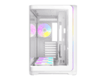 antec c5 curved argb atx | micro atx | itx argb dual chamber mid tower gaming chassis white