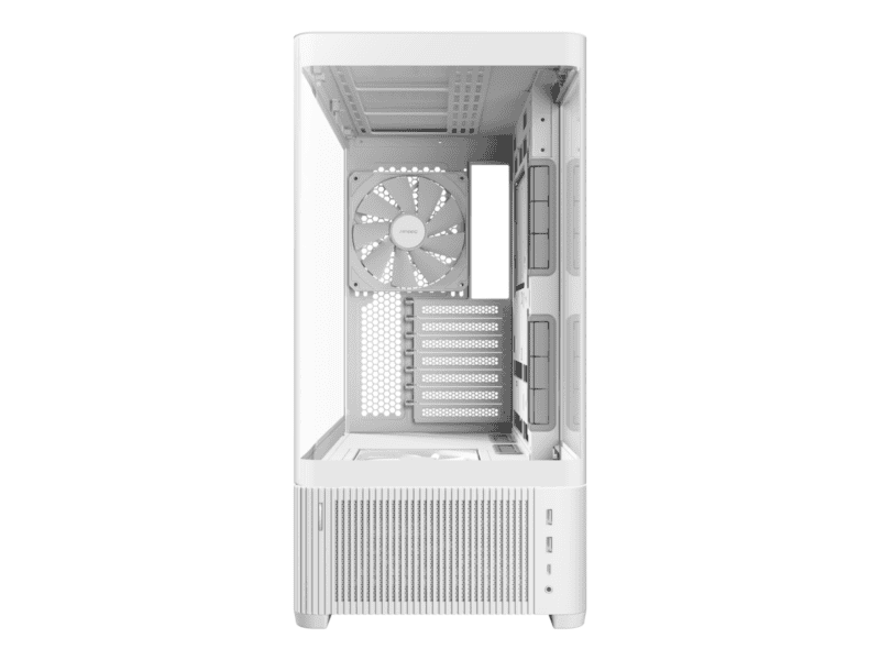 antec c6 curved air atx | micro atx | itx mid tower gaming chassis white