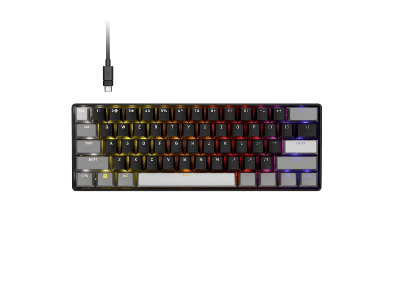 corsair clipper pro mini 60 hall effect gaming keyboard black corsair clipper pro mini 60 hall effect gaming keyboard black
