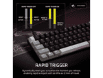 corsair clipper pro mini 60 hall effect gaming keyboard black