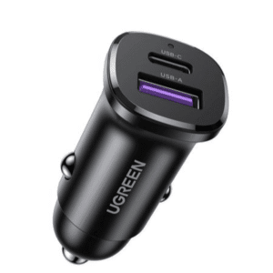 ugreen car charger fast charging 30w 2ports