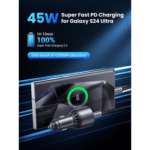 ugreen 63w type c + usb a fast car charger