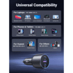 ugreen 130w usb c 3 port car charger