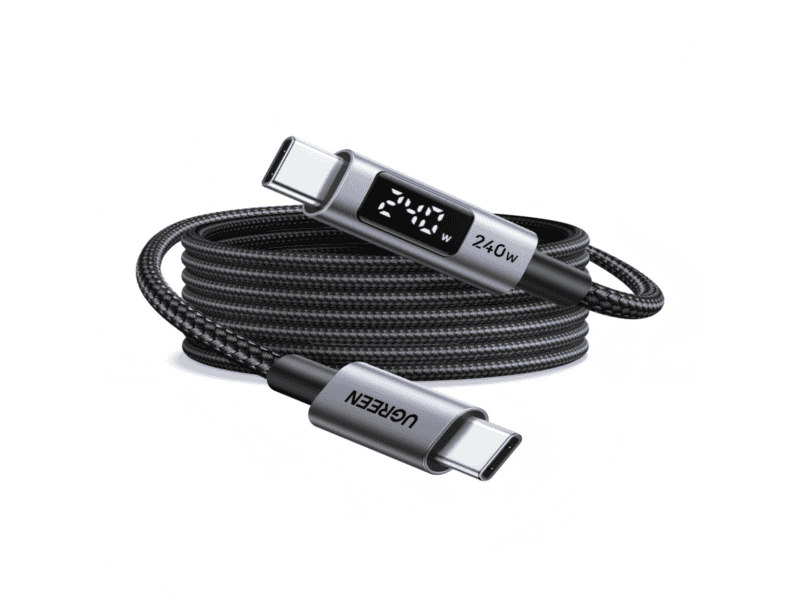 ugreen 240w usb type c cable with led display 1m