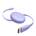 ugreen 100w fast charging retractable usb type c cable 1m purple