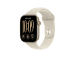apple watch series 12 gps 42mm light gold aluminium case with sand sport band s/m, model a3581