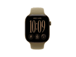 apple watch series 12 gps 42mm dark bronze aluminium case with olive sport band s/m, model a3581