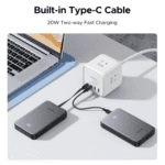 ugreen 10000mah 20w power bank with built in cable