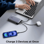 ugreen nexode 145w 20000mah power bank with built in usb type c cable