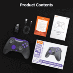 pxn p5 8k wireless gaming controller black (pc/switch/android/ios)
