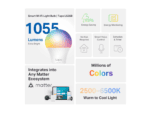 tp link tapo wifi multicolour globe 1055lum