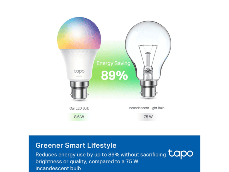 tp link tapo wifi multicolour globe 1055lum