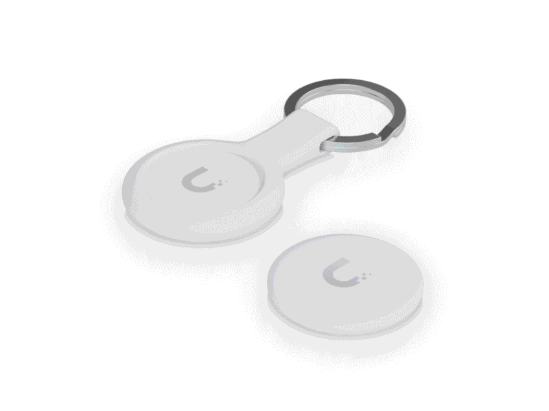 ubiquiti unifi ua pocket pack of (10) highly secure nfc keyfobs used for access control within unifi, multi layer encryption