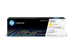hp 222x high yield original yellow laserjet toner cartridge for hp laserjet pro 3203: 3288: mfp 3303: mfp 3388