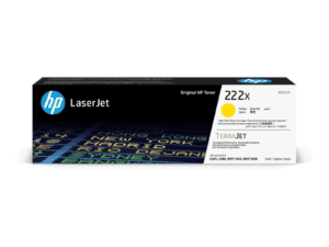 hp 222x high yield original yellow laserjet toner cartridge for hp laserjet pro 3203: 3288: mfp 3303: mfp 3388