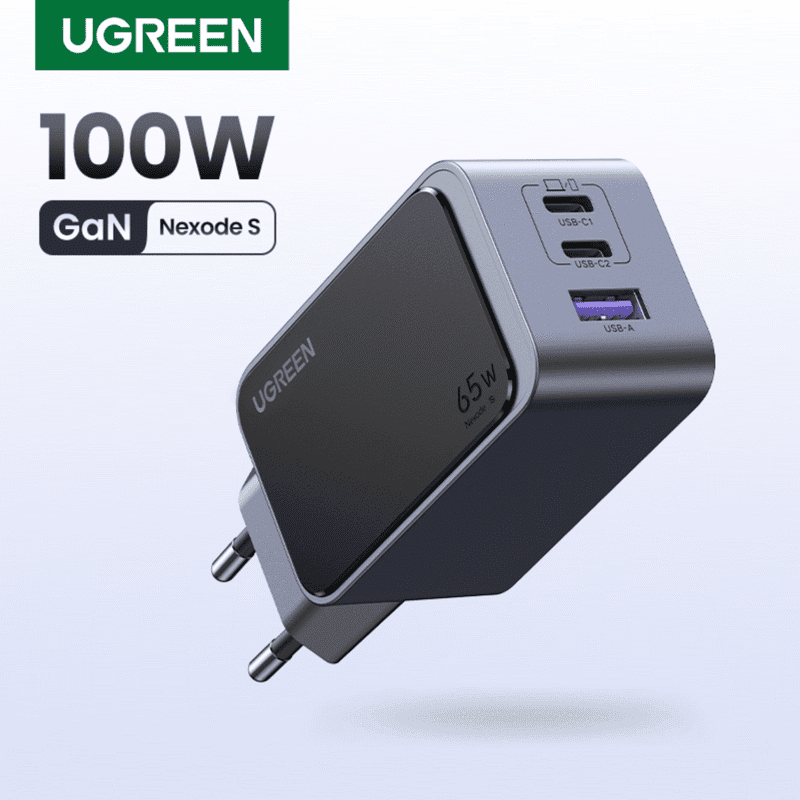 ugreen nexode 65w 3 port charger