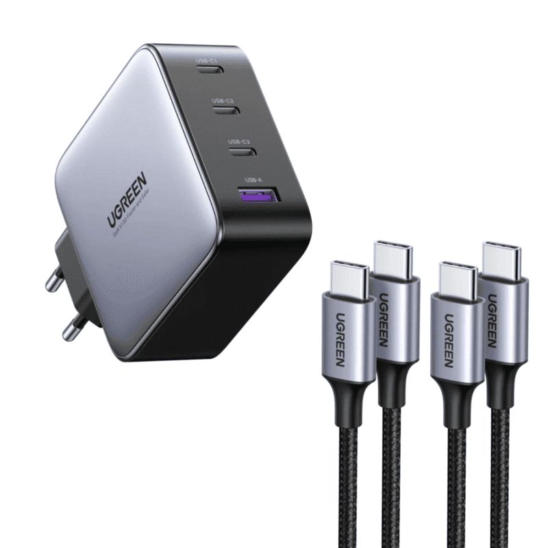 ugreen gan x100 5 port 100w fast charger