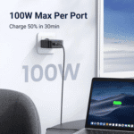 ugreen gan x100 5 port 100w fast charger
