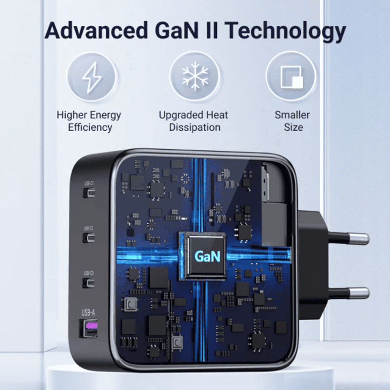 ugreen gan x100 5 port 100w fast charger